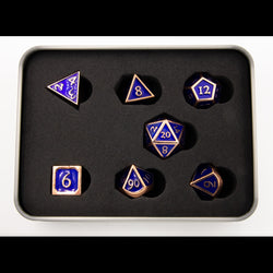 Dice Critical Hit: Poly 7 Set Metal
