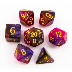 Dice Critical Hit: Poly 7 Set Galaxy