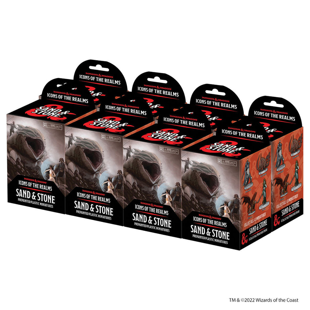 Mini Dungeons & Dragons Icons of the Realms: 26 Sand & Stone Booster
