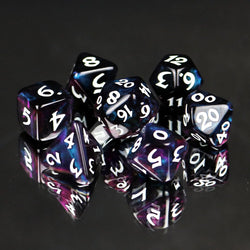 Dice DieHard Dice: Poly 7 set Elessia Moonstone