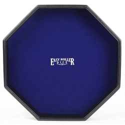 Dice Tray Easy Roller: 11.5" Octagon Shaped w/Velvet Liner