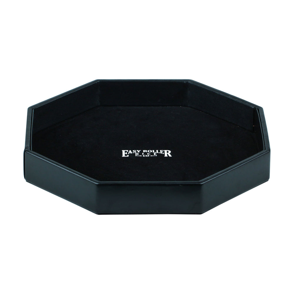 Dice Tray Easy Roller: 11.5" Octagon Shaped w/Velvet Liner