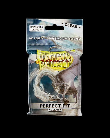 Card Sleeves Dragon Shield: Perfect Fit - Clear "Sanctus" (100)