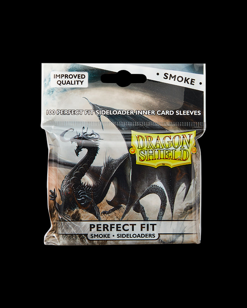 Perfect Fit Sleeves: Dragon Shield Side-Loading (100) Smoke - Game Night  Games