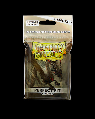 Card Sleeves Dragon Shield: Perfect Fit - Smoke "Shinon"™ (100)