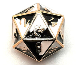Dice Old School Dice: D20 Metal Dwarven