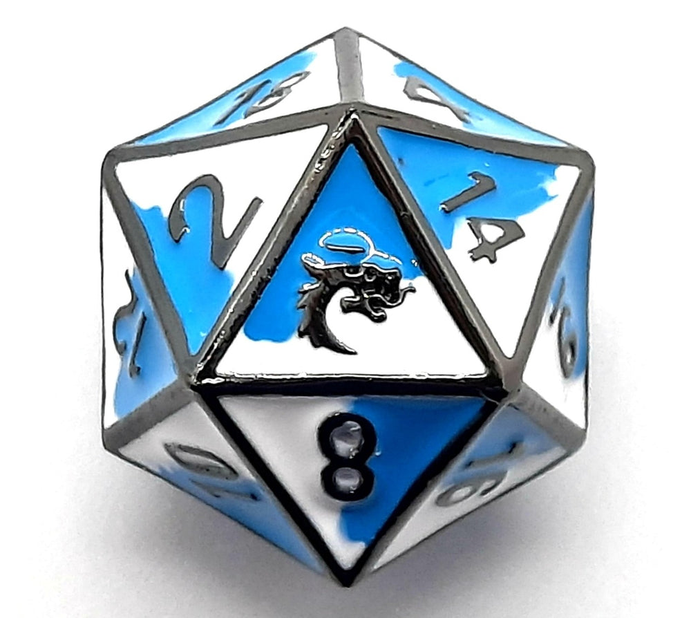 Dice Old School Dice: D20 Metal Dwarven