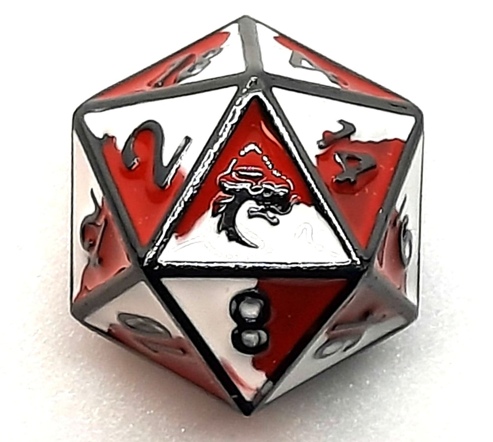 Dice Old School Dice: D20 Metal Dwarven