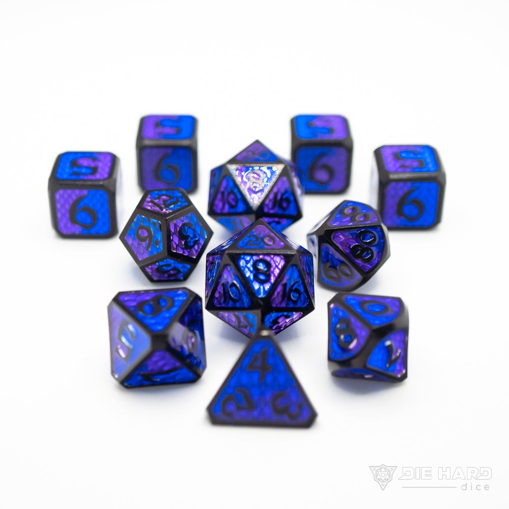 Dice DieHard Dice: Poly 11 Set Drakona Embers
