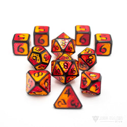 Dice DieHard Dice: Poly 11 Set Drakona Embers