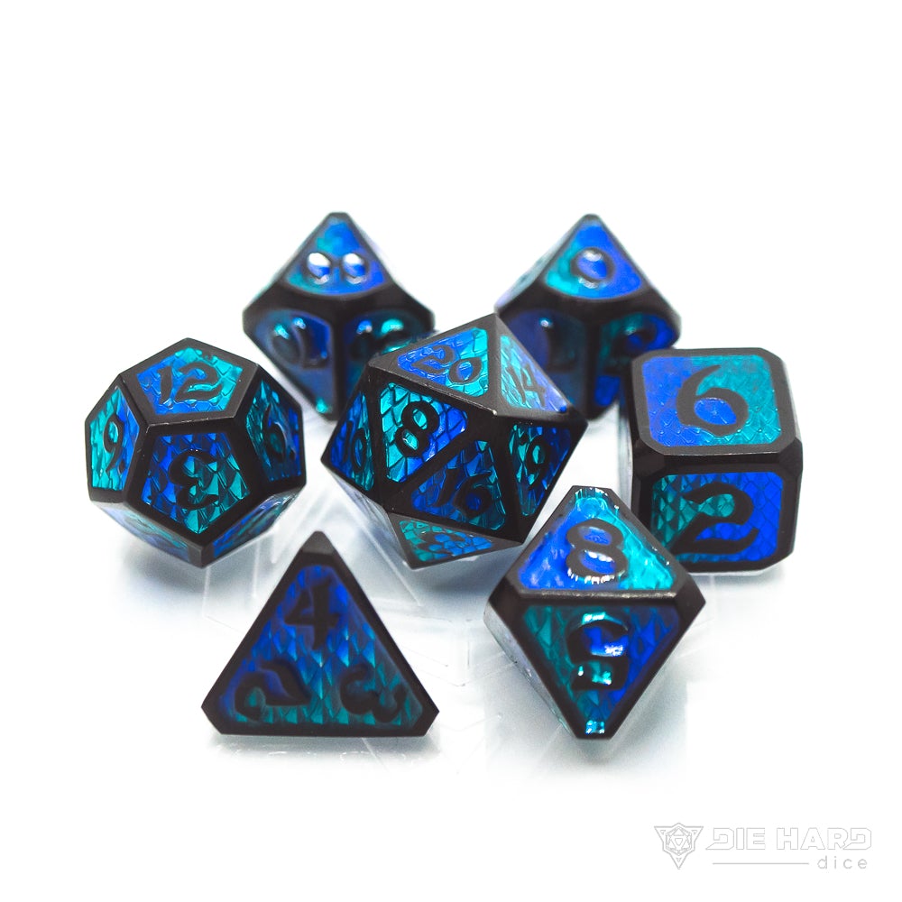 Dice DieHard Dice: Poly 7 Set Drakona Embers