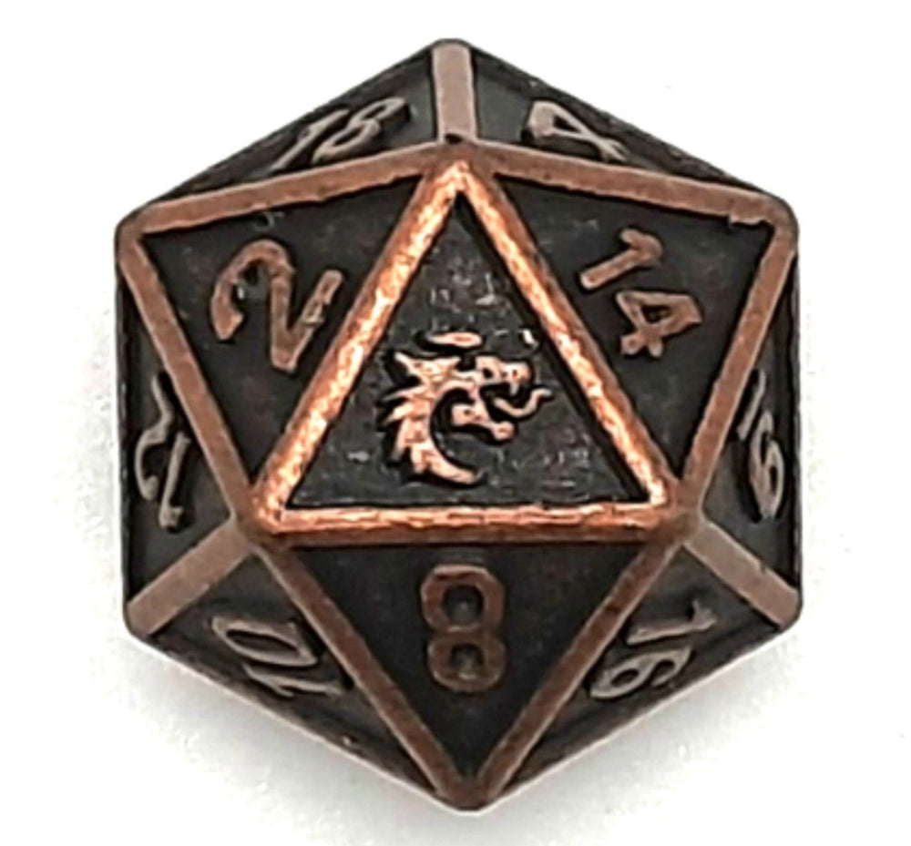 Dice Old School Dice: D20 Metal Dwarven