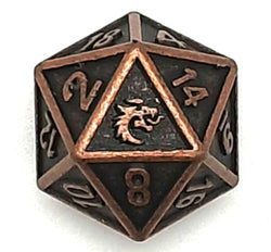 Dice Old School Dice: D20 Metal Dwarven