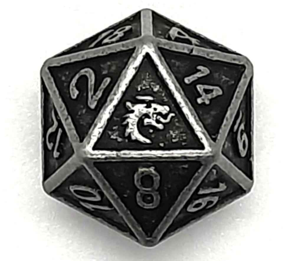 Dice Old School Dice: D20 Metal Dwarven
