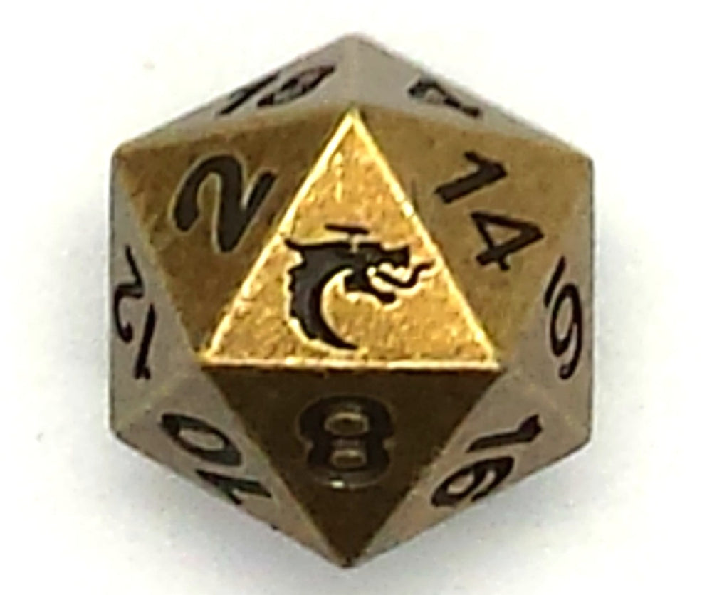 Dice Old School Dice: D20 Metal Dwarven