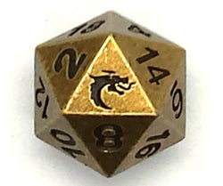 Dice Old School Dice: D20 Metal Dwarven