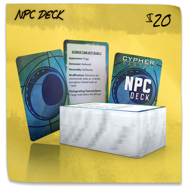 Cypher System: Deck - NPC