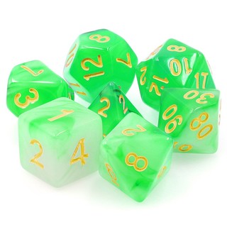 Dice Tasty Minstrel: Poly 7 Set Translucent