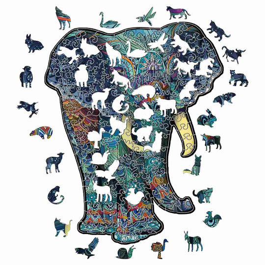 Puzzle Craft-Hub: Asian Elephant