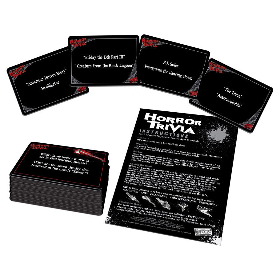 Horror Trivia Peg Box
