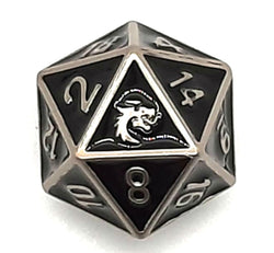 Dice Old School Dice: D20 Metal Elven