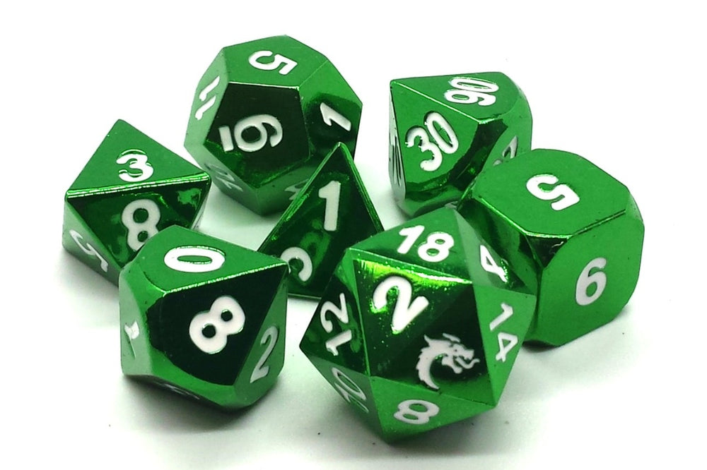 Dice Old School Dice: Poly 7 Set Metal Halfling