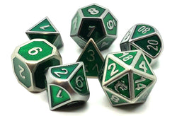 Dice Old School Dice: Poly 7 Set Metal Elven
