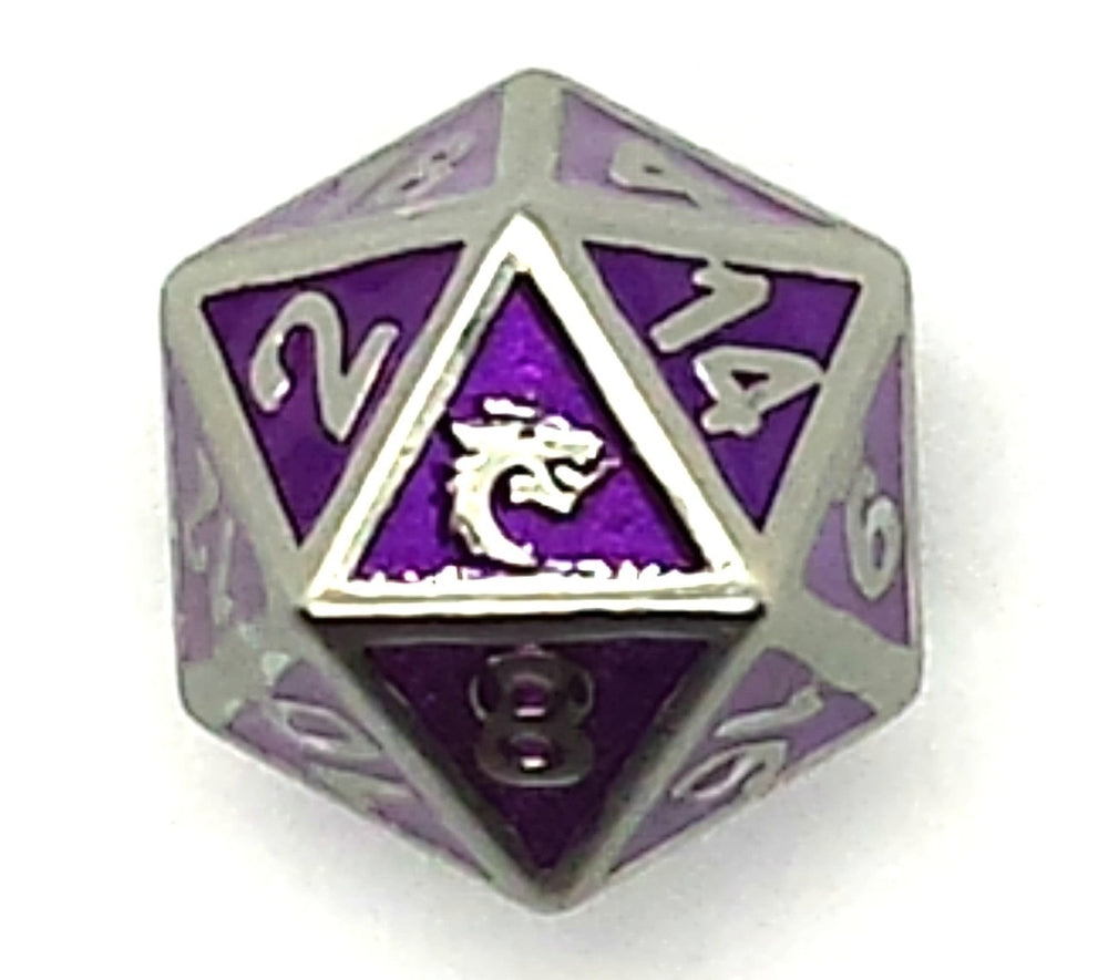 Dice Old School Dice: D20 Metal Elven
