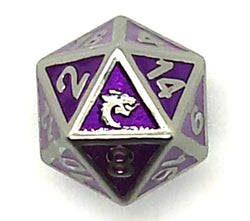 Dice Old School Dice: D20 Metal Elven