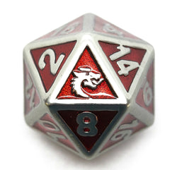 Dice Old School Dice: D20 Metal Elven