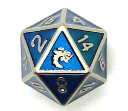 Dice Old School Dice: D20 Metal Elven