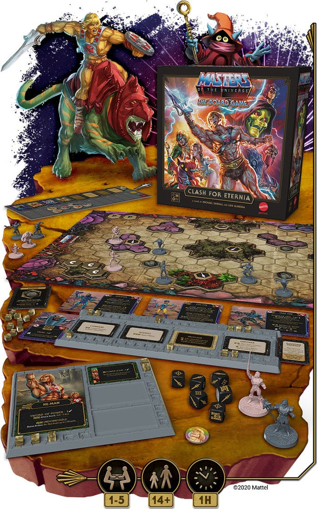 Masters of the Universe:  Core Game - Clash for Eternia Kickstarter Bundle