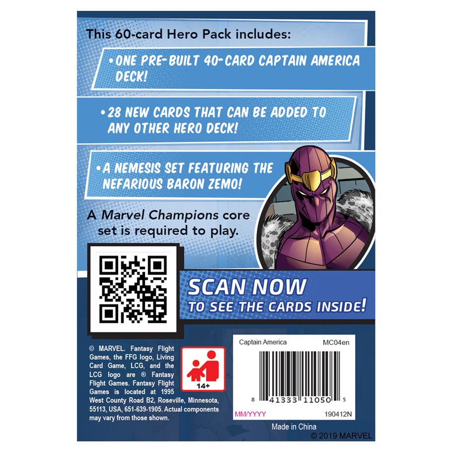Marvel Champions LCG: Hero Captain America