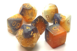 Dice Old School Dice: Poly 7 Set Galaxy