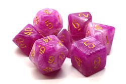 Dice Old School Dice: Poly 7 Set Galaxy