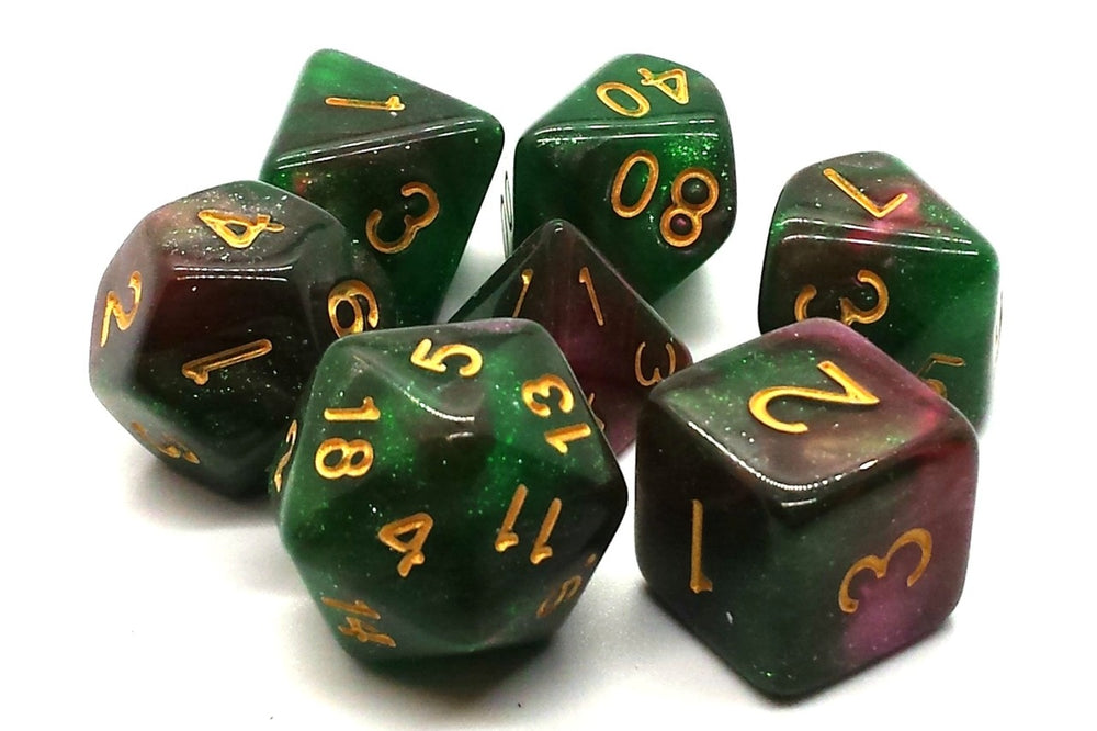 Dice Old School Dice: Poly 7 Set Galaxy