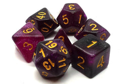 Dice Old School Dice: Poly 7 Set Galaxy