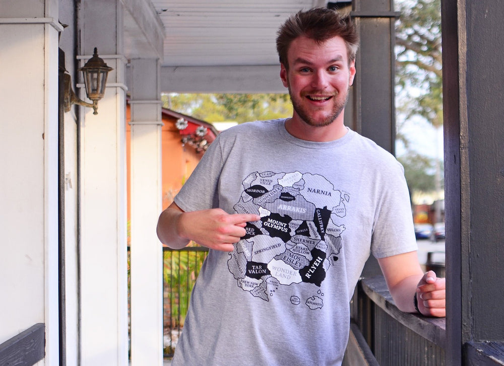 T-Shirt Snorgtees: World Map