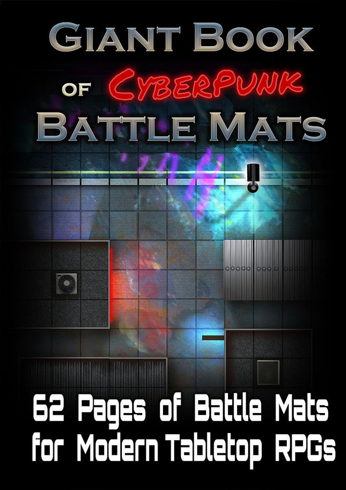 Battlemat Loke: Giant Book of CyberPunk Battle Mats