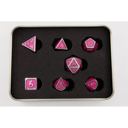 Dice Critical Hit: Poly 7 Set Metal