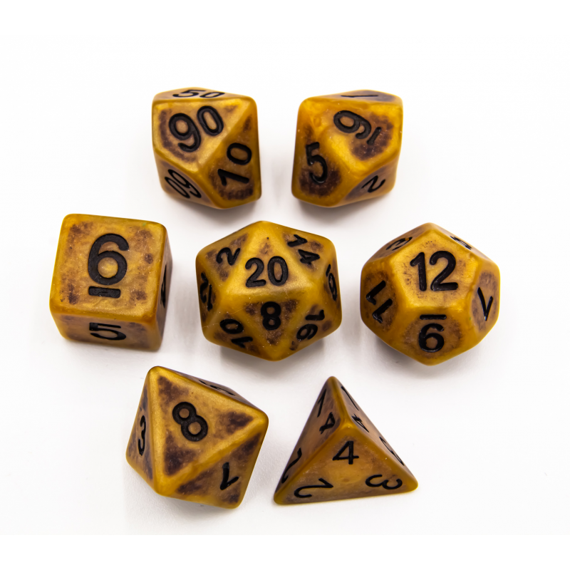 Dice Critical Hit: Poly 7 Set Ancient