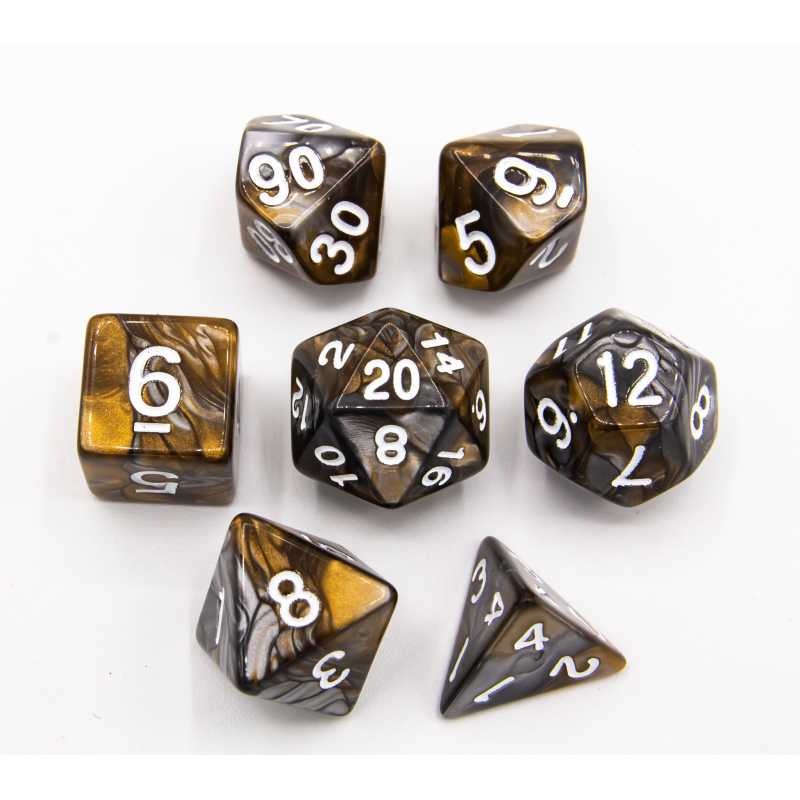 Dice Critical Hit: Poly 7 Set Fusion