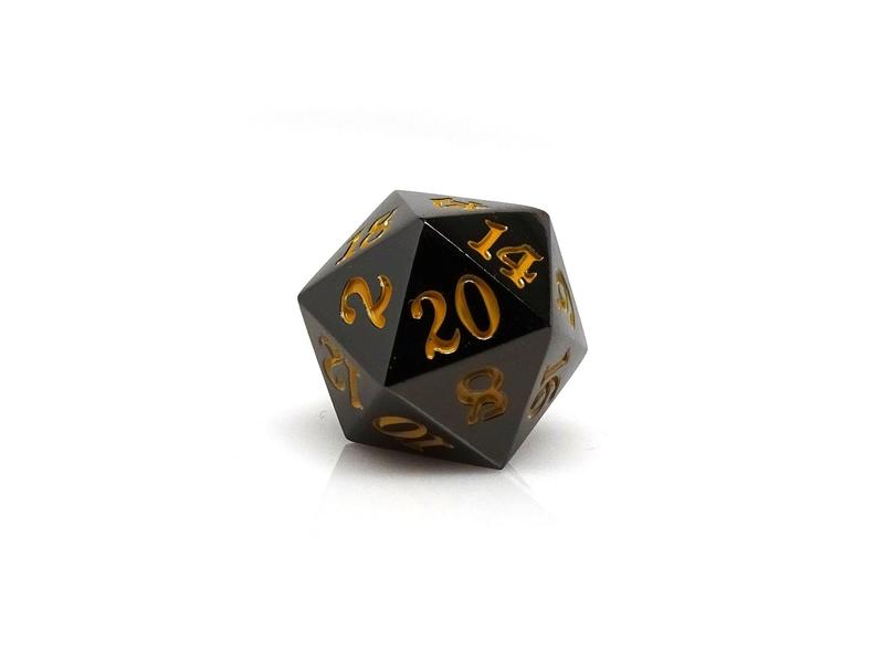 Dice Easy Roller: D20 Gun Metal