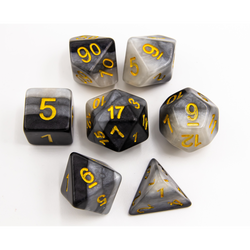 Dice Critical Hit: Poly 7 Set Multi-layer