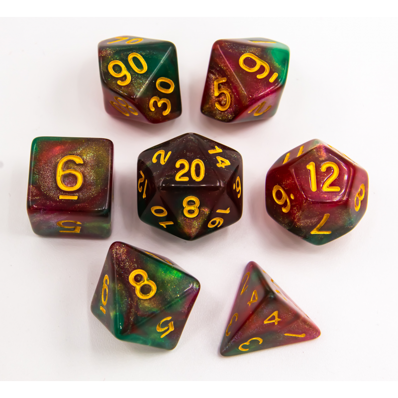 Dice Critical Hit: Poly 7 Set Special Set