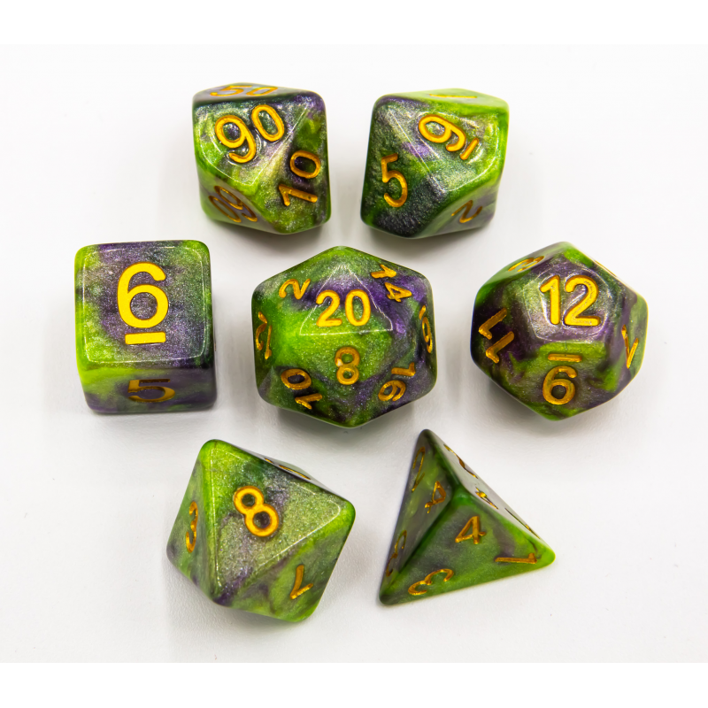 Dice Critical Hit: Poly 7 Set Special Set