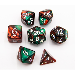 Dice Critical Hit: Poly 7 Set Fusion
