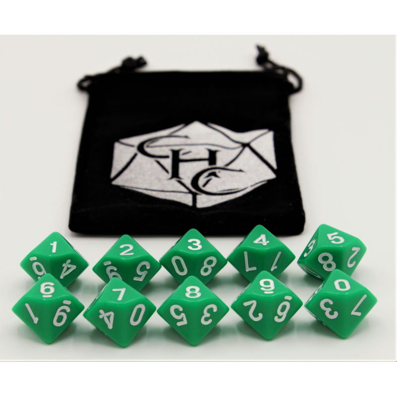 Dice Critical Hit: D10's Opaque