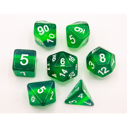 Dice Critical Hit: Poly 7 Set Aurora