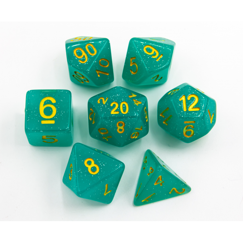 Dice Critical Hit: Poly 7 Set Jelly